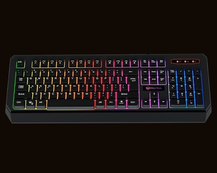 Meetion MT-K9320 Waterproof Rainbow Backlit Gaming Wired Keyboard - Image 2