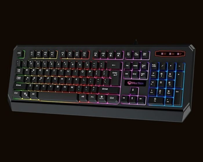 Meetion MT-K9320 Waterproof Rainbow Backlit Gaming Wired Keyboard - Image 4