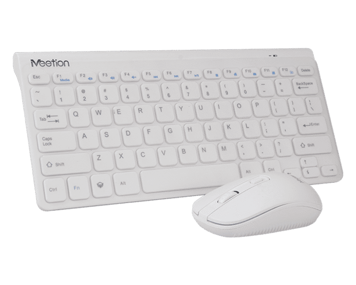 Meetion 2.4G Wireless Mini Combo 4000 (KB&Mouse) Black &  White - Image 5