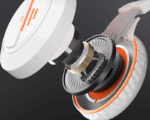 Meetion MT-HP021WO Gaming Headset Backlit 3.5mm Audio Pin *1 with  Audio and USB - White Orange - Image 4