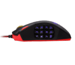 Redragon M901 Wired Gaming Mouse LED RGB with 18 Programmable Buttons and Weight Tuning - Black - Image 3