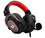 Redragon H510 Zeus Wired Gaming Headset with Detachable Microphone - Black and Red - Image 4