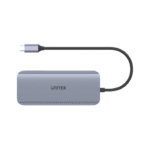 Unitek D1026B 9-in-1 Type-C Hub (USB3.0*3+HDMI+VGA+RJ45+Card Reader+PD 100W) - Image 3