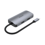 Unitek D1051A 5-in-1 USB3.1 Type-C Hub with MST (USB3.0 + 2*HDMI + VGA + PD 100W) - Image 3