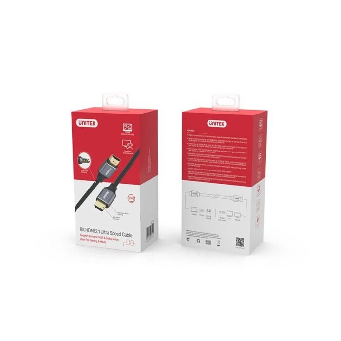 Unitek 8K HDMI 2.1 Ultra Speed Cable - Image 3