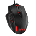 Redragon M908 IMPACT MMO Gaming Mouse with 18 Programmable Buttons - Black