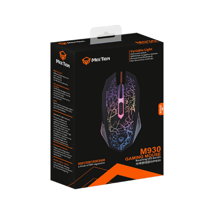 Meetion MT-M930 Wired Backlit Gaming Mouse - Image 7