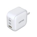 Unitek P1108AWH 66W 3in1 GaN Travel Charger White