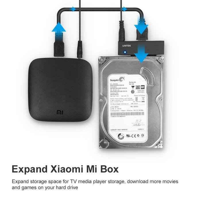 Unitek Y-1039 USB 3.0 to SATA Hard Drive Adapter 2.5 3.5" - Image 4