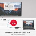 Unitek V101A 150M HDMI Extender Over Ethernet Cable,  Black Color - Image 2