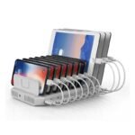 Unitek Y-2172 USB 10-Port Smart Charging Station White, 12V8A Power Adapter