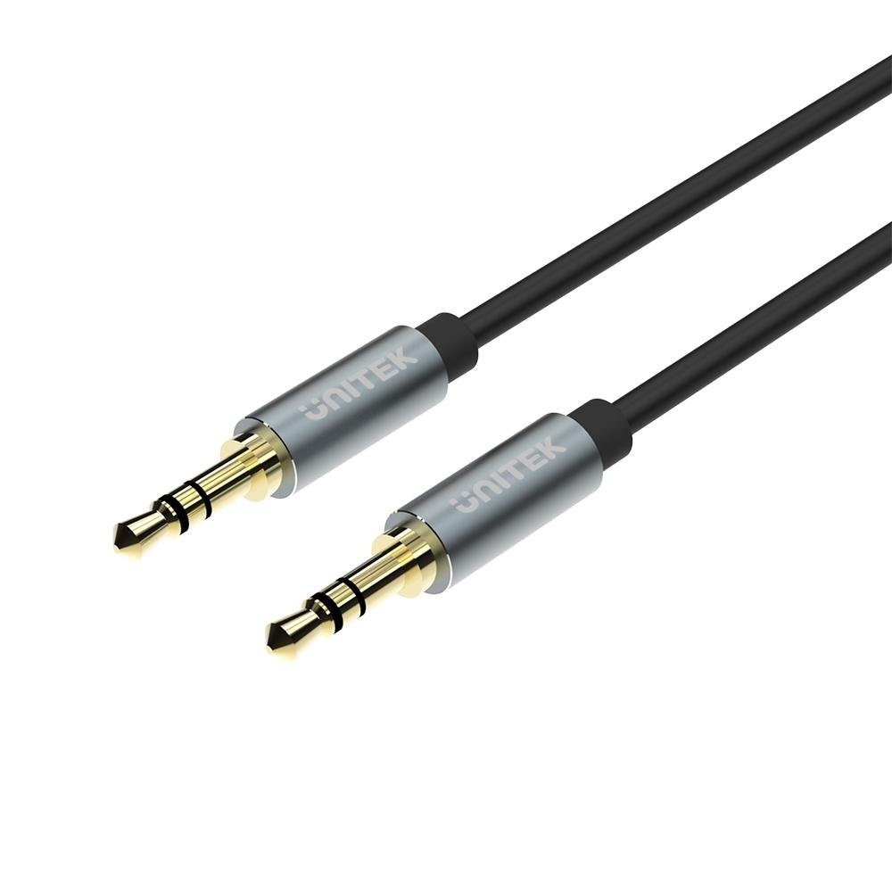 Y-C922ABK_1000x1000.jpg Unitek Y-C922ABK 1.5M, 3.5MM AUX Audio Cable - Male to Male - Image 1