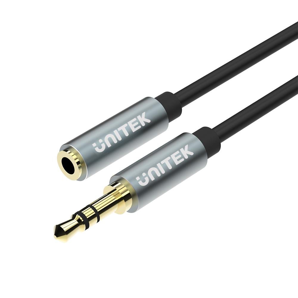 Y-C932ABK_1000x1000.jpg Unitek Y-C932ABK 1M, 3.5MM AUX Audio Cable - Male to Female - Image 1