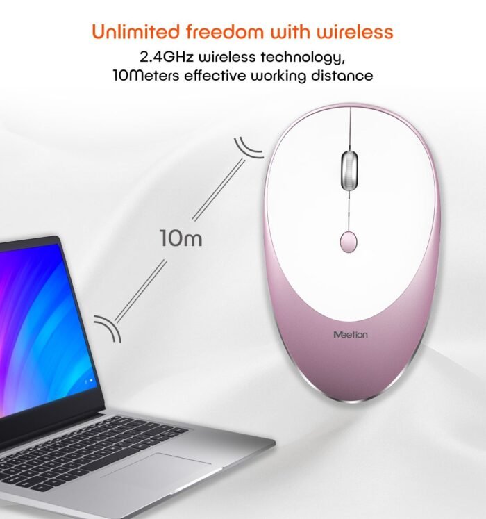 Meetion 2.4g R600 Slim Rechargeable Wireless Mouse - Image 9