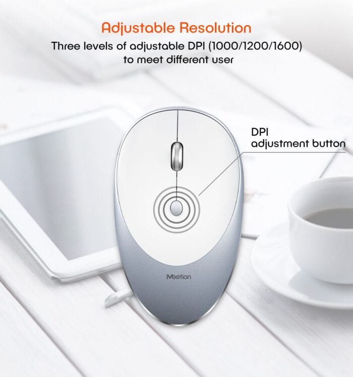 Meetion 2.4g R600 Slim Rechargeable Wireless Mouse - Image 7