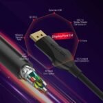 Unitek DP1.4 Male To Male Cable 8K- Black - Image 3