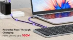 Unitek 9-in-1 USB-C Keyboard Hub - Image 8