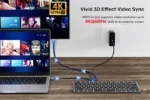 Unitek 9-in-1 USB-C Keyboard Hub - Image 6
