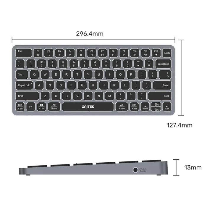 Unitek 9-in-1 USB-C Keyboard Hub - Image 5