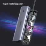 Unitek 9-in-1 USB-C Hub with Dual Display, Dual Card Reader and 100W PD - Image 9