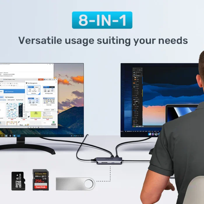 Unitek 8-in-1 USB-C Hub - Image 8