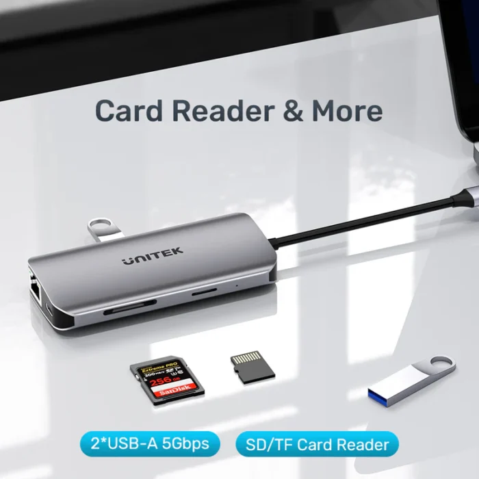 Unitek 8-in-1 USB-C Hub - Image 2