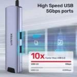 Unitek 6-in-1 Multiport USB-C HUB - Image 6