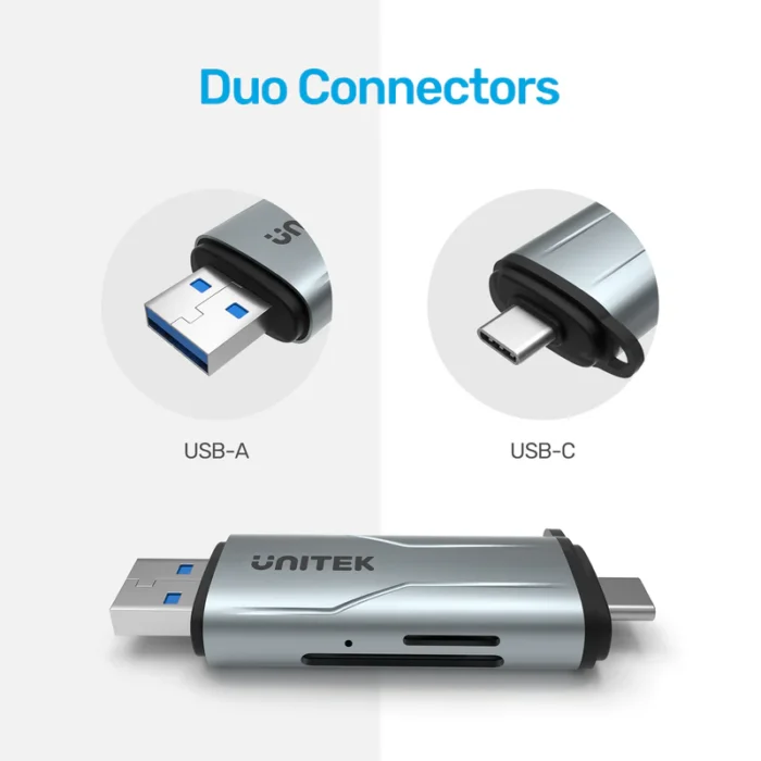 Unitek 2-in-1 SD 3.0 Card Reader - Image 4