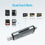 Unitek 2-in-1 SD 3.0 Card Reader - Image 5