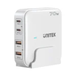 Unitek 70W Desktop Charger  4in1 GaN - white
