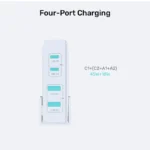 Unitek 70W Desktop Charger  4in1 GaN - white - Image 2