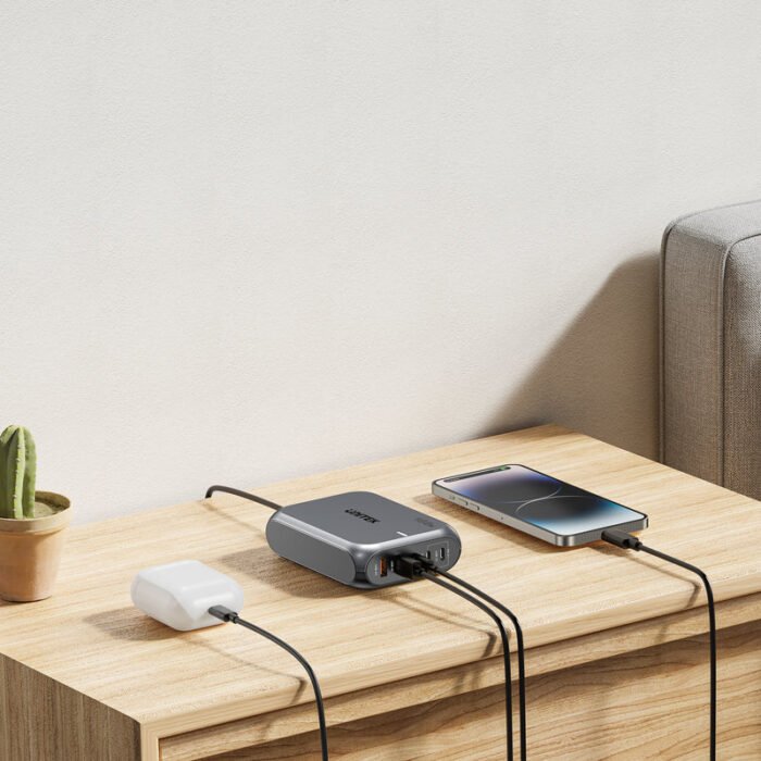 Unitek 188W PD3.1 Desktop GaN Charging Station - Black - Image 7