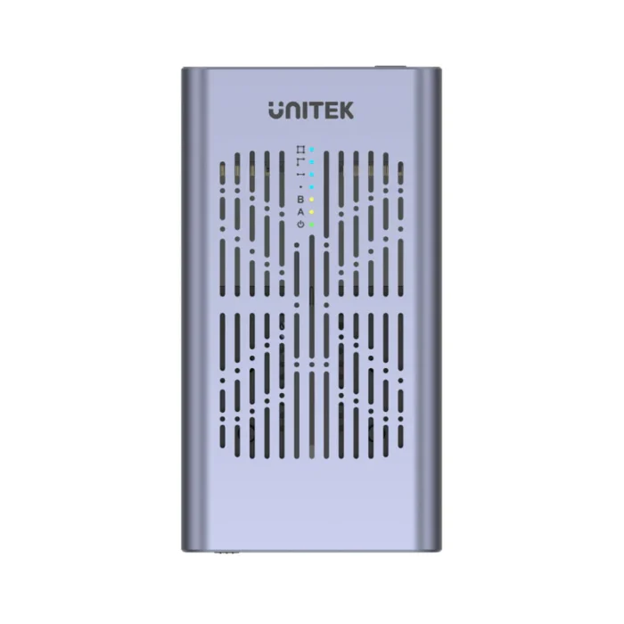 Unitek SolidForce USB-C to PCIe/NVMe M.2 SSD 20Gbps Dual Bay Enclosure with Offline Clone - Image 5
