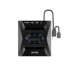Unitek 5-in-1 External Optical Drive with USB Hub - Image 2