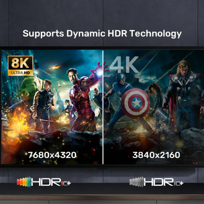 Unitek Gaming 8K@60Hz HDMI 2.1 Cable - Image 6
