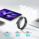 Unitek Type-C to Dual Type-C Charging Cable - 100W Fast Charging - Image 4
