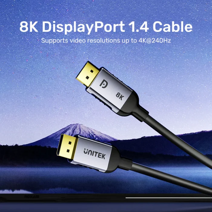 Unitek 8K DisplayPort 1.4 Male to Male Cable (8K) - Image 9