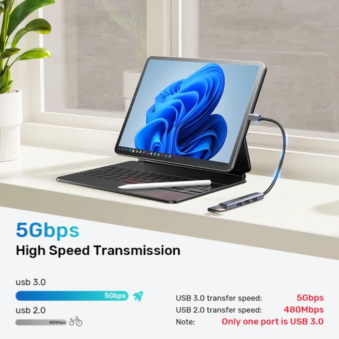 Unitek 4 in 1 USB C Hub - Image 8