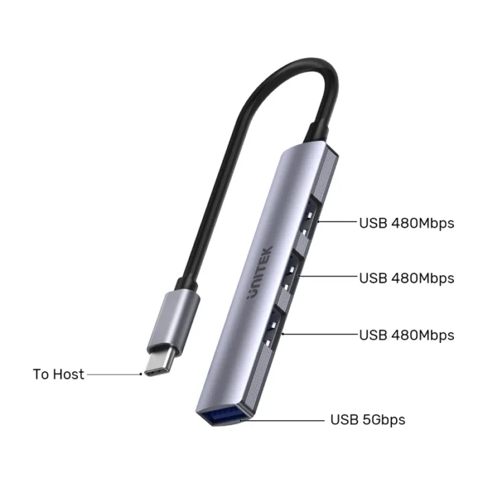 Unitek 4 in 1 USB C Hub - Image 4