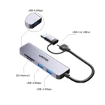 Unitek uHUB P5+ 5-in-1 USB 5Gbps Hub with SD and Micro SD Card Reader - Image 2