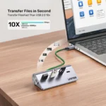 Unitek uHUB Q4 4-in-1 USB-C Hub - Image 5