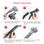 Unitek Spiral Cable Wrap (22mm Diameter Spiral Cable Wrap with Clip Zipper) - Image 3