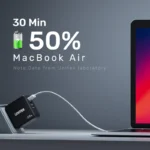 Unitek 65W GaN Wall Charger with US/UK/EU Plugs, Black - Image 5