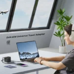 Unitek GaN 65W Universal Travel Adapter with EU/UK/US/AU Plugs, Black - Image 6