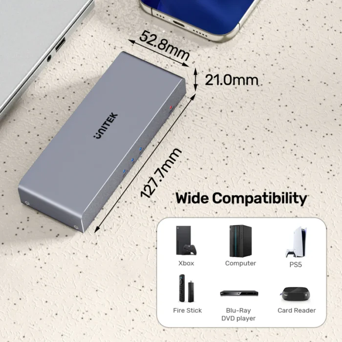 Unitek 4K HDMI Splitter 1 In 2 Out - Image 6