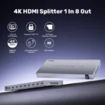 Unitek 4K HDMI Splitter 1 In 8 Out - Image 3