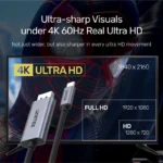 Unitek 4K 60Hz USB-C to DisplayPort 1.2 Cable - Image 6