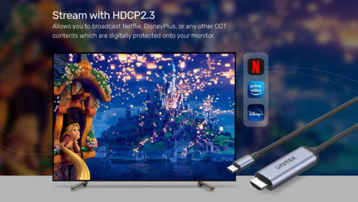 Unitek USB-C to HDMI 8K Cable 1.8M - Image 7