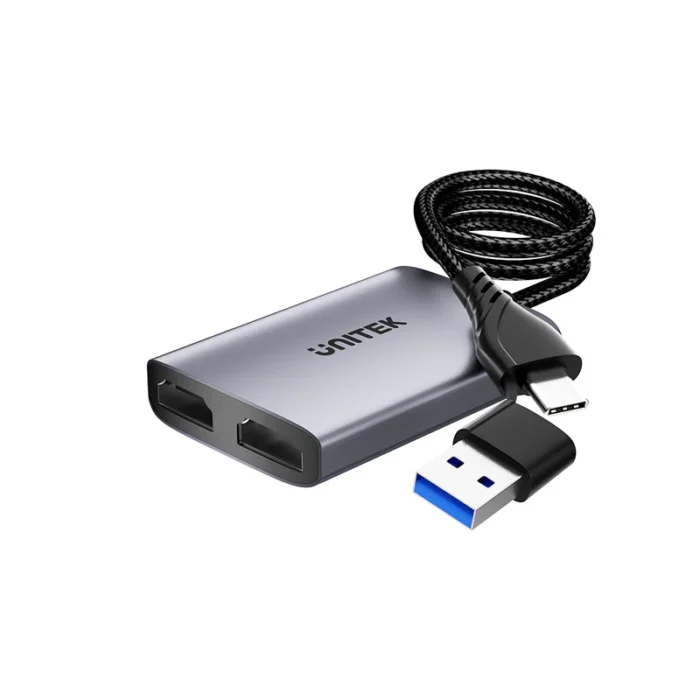 Unitek USB C/A Dual HDMI Adapter - Image 3