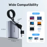 Unitek USB C/A Dual HDMI Adapter - Image 7